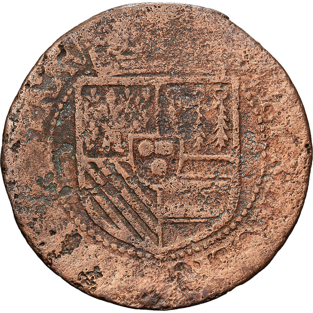 Moneta, Księstwo Sedanu, Henri de la Tour d'Auvergne, Liard, 1614, Raucourt