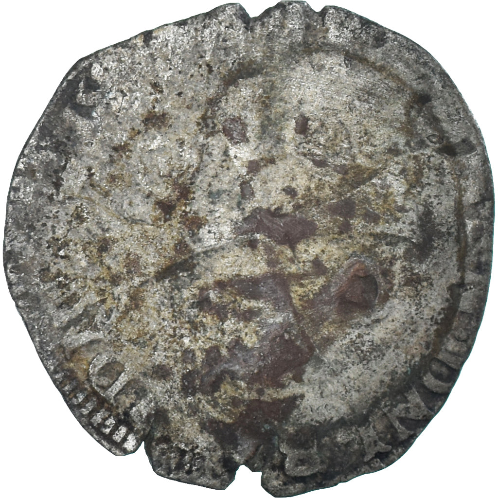 Monnaie, France, Henri III, Douzain aux deux H, Toulouse, B+, Billon