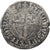 Coin, France, Charles VI, Blanc Guénar, 1385-1389, Tournai, VF(30-35), Billon