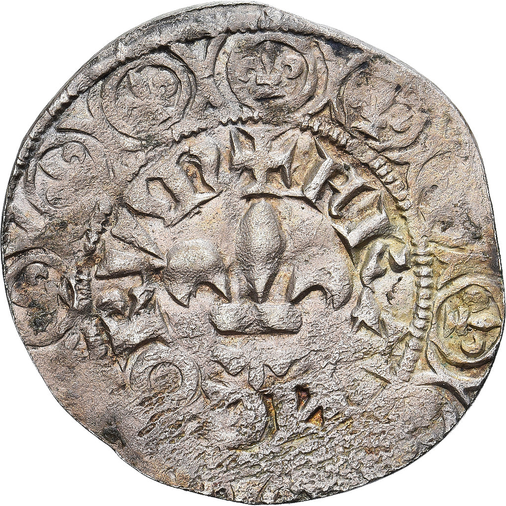 Monnaie, France, Philippe VI, Gros à la fleur de lis, 1341-1342, TB+, Billon
