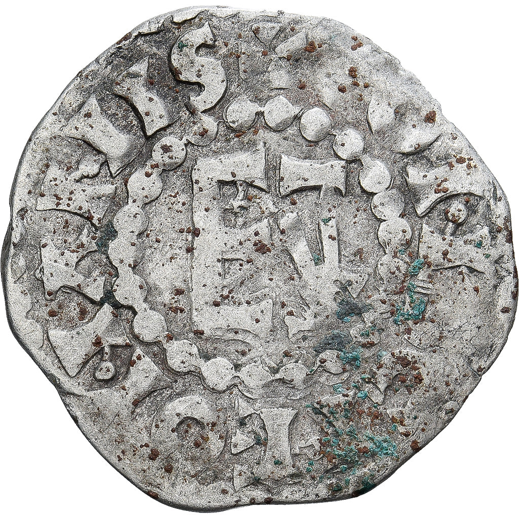 Moneda, Francia, Maine, Herbert I, Denier, ND (1015-1246), Le Mans, BC+, Plata