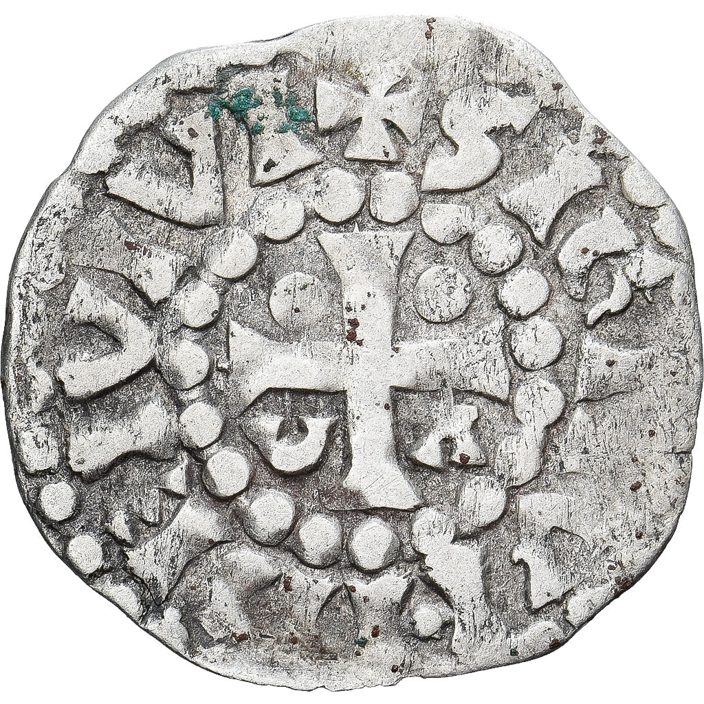 Moneda, Francia, Maine, Herbert I, Denier, ND (1015-1246), Le Mans, BC+, Plata