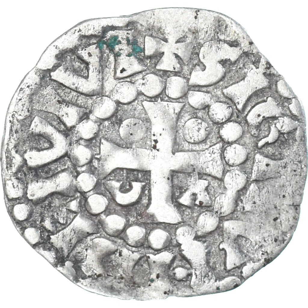 Moneta, Francja, Maine, Herbert I, Denier, ND (1015-1246), Le Mans, VF(20-25)