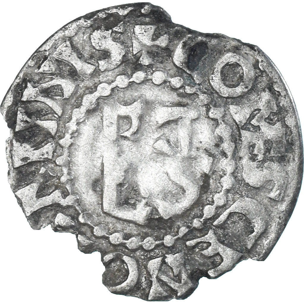 Moeda, França, Herbert I, Denier, ND (1015-1246), Le Mans, Tipo imobilizado