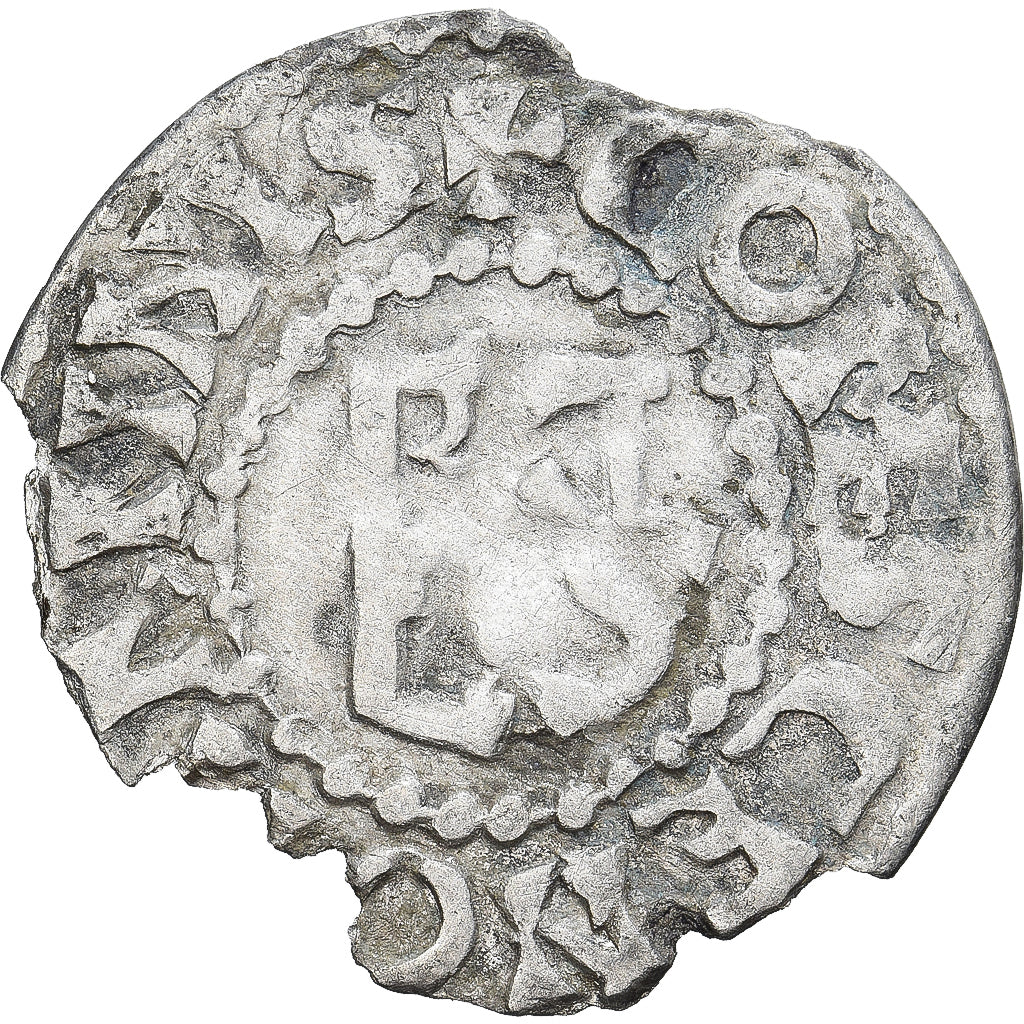 Moneda, Francia, Herbert I, Denier, ND (1015-1246), Le Mans, Immobilized type