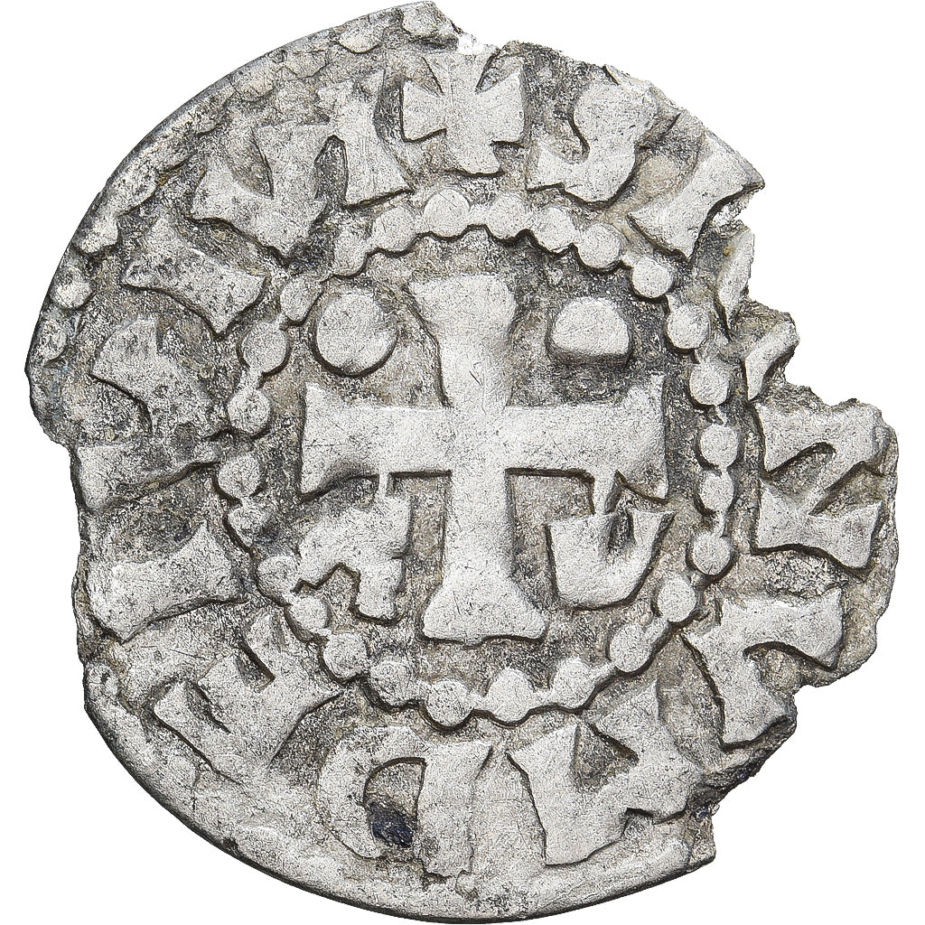 Moneda, Francia, Herbert I, Denier, ND (1015-1246), Le Mans, Immobilized type