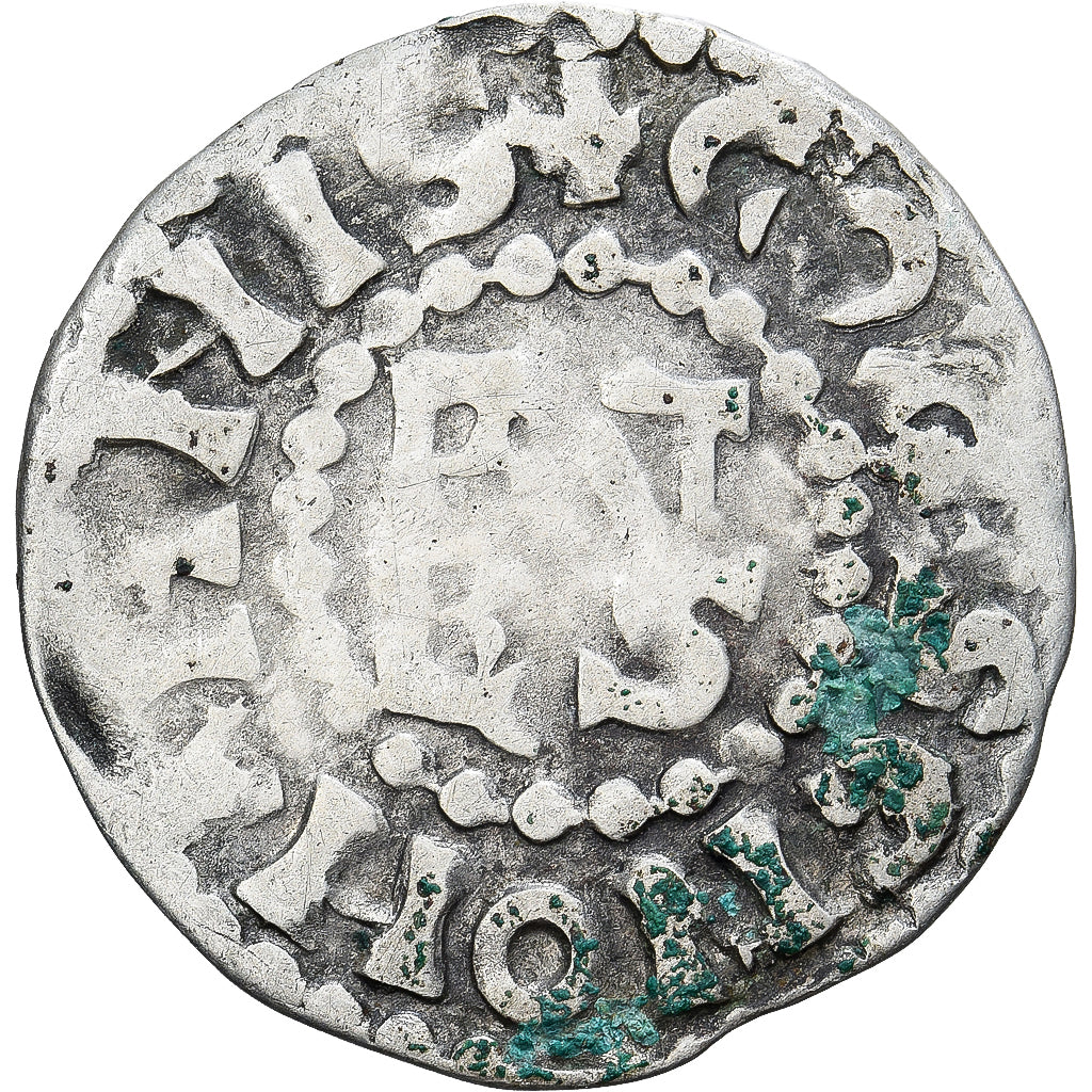 Moneda, Francia, Maine, Herbert I, Denier, ND (1015-1246), Le Mans, BC+, Plata
