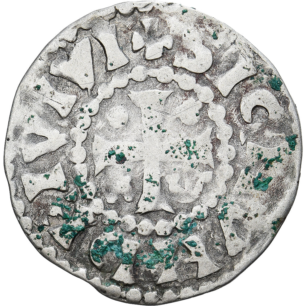Moneda, Francia, Maine, Herbert I, Denier, ND (1015-1246), Le Mans, BC+, Plata