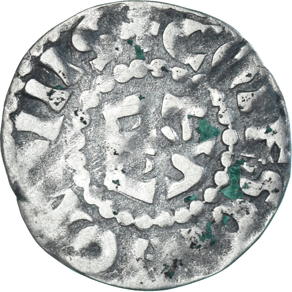 Moneta, Francja, Maine, Herbert I, Denier, ND (1015-1246), Le Mans, VF(30-35)