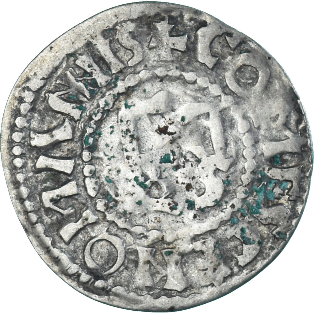 Munten, Frankrijk, Maine, Herbert I, Denier, ND (1015-1246), Le Mans, FR+