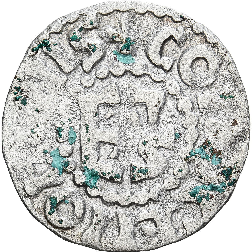 Moneda, Francia, Maine, Herbert I, Denier, ND (1015-1246), Le Mans, MBC, Plata