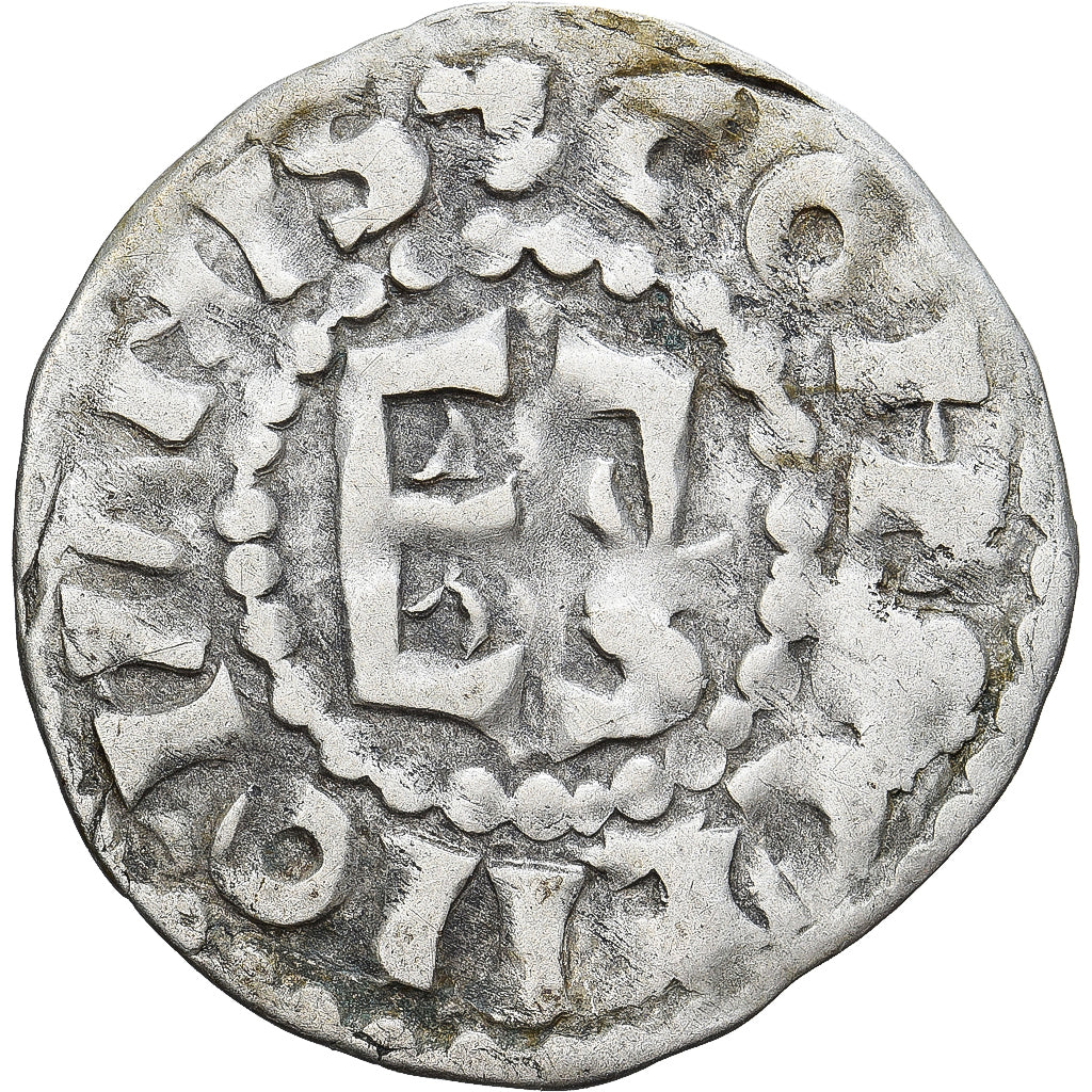 Moneda, Francia, Maine, Herbert I, Denier, ND (1015-1246), Le Mans, MBC, Plata