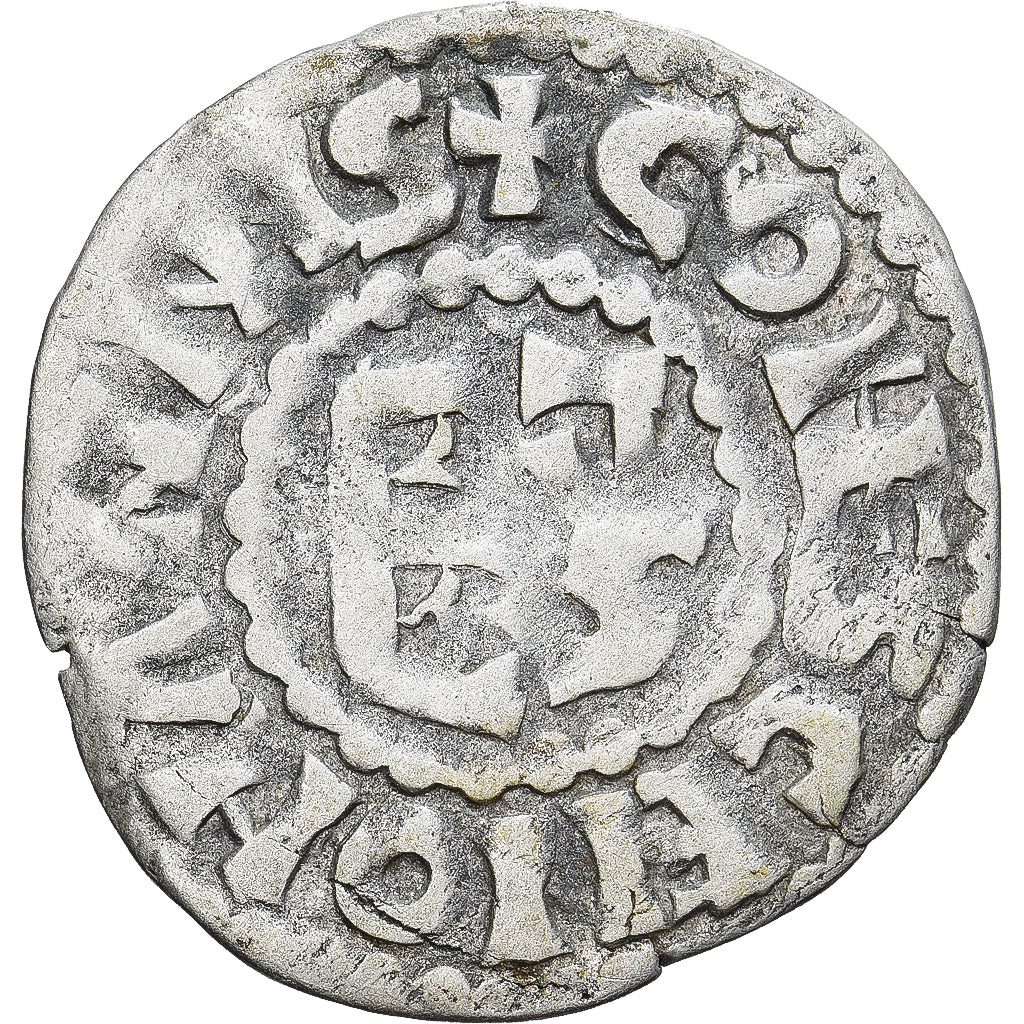 Moneda, Francia, Maine, Herbert I, Denier, ND (1015-1246), Le Mans, MBC, Plata