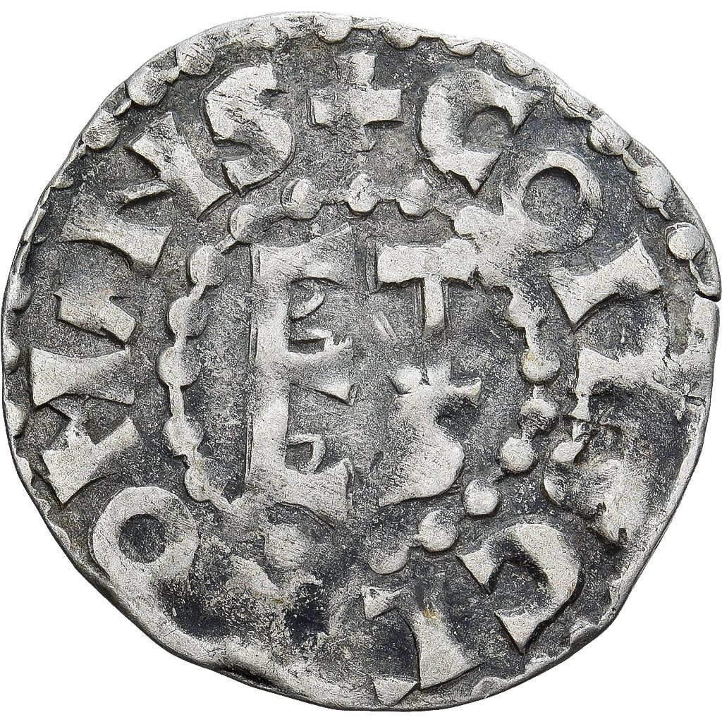 Moneda, Francia, Maine, Herbert I, Denier, ND (1015-1246), Le Mans, MBC, Plata