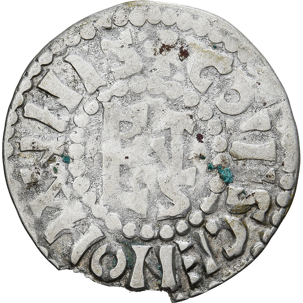 Moneda, Francia, Maine, Herbert I, Denier, ND (1015-1246), Le Mans, MBC, Plata