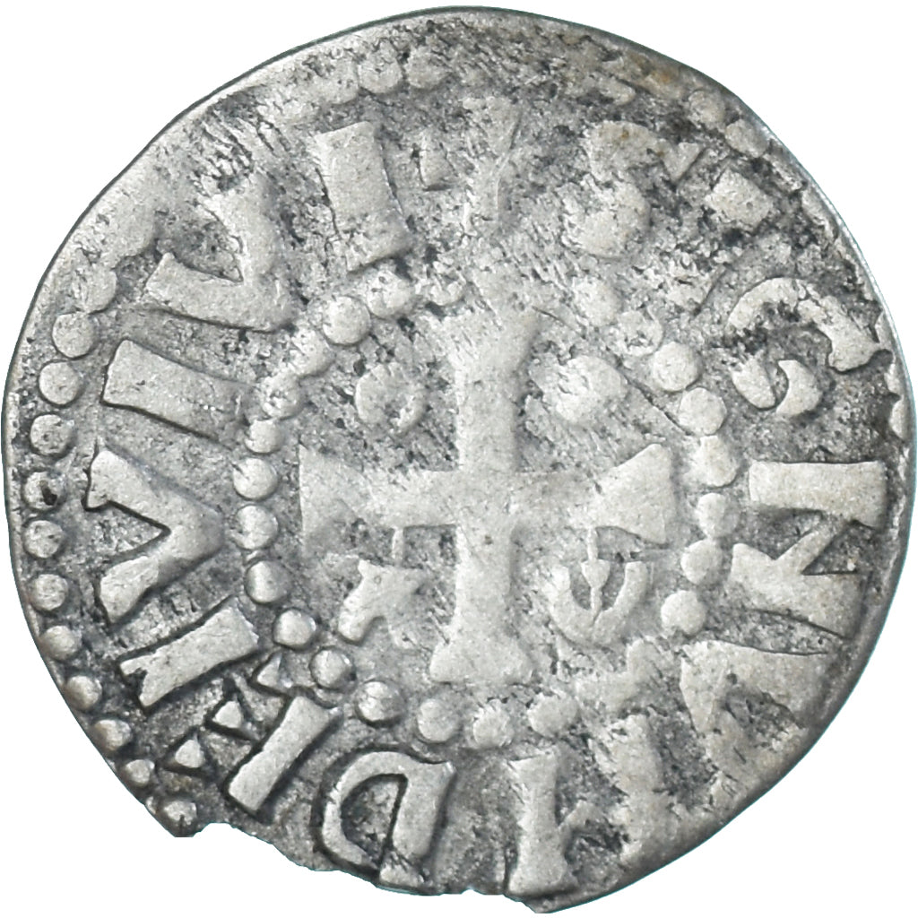 Moneta, Francja, Maine, Herbert I, Denier, ND (1015-1246), Le Mans, EF(40-45)