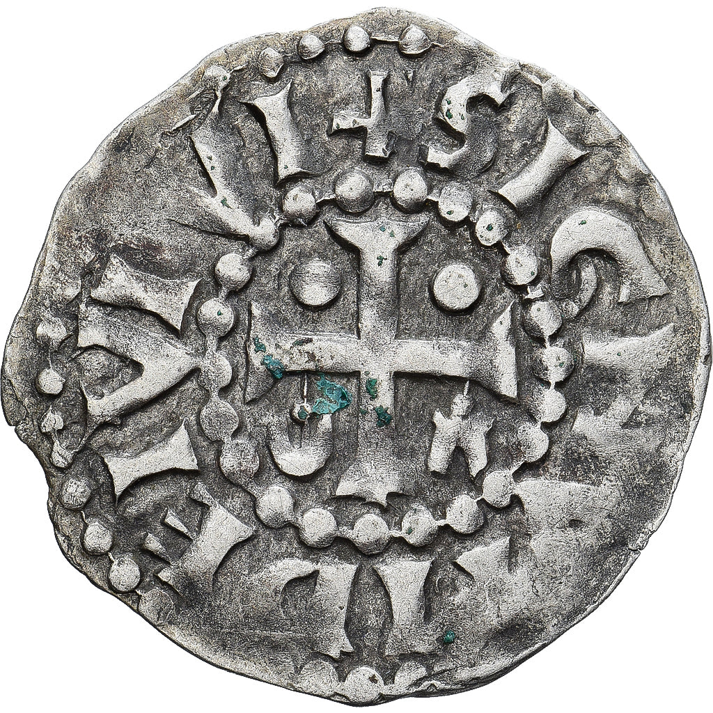 Moneda, Francia, Maine, Herbert I, Denier, ND (1015-1246), Le Mans, MBC, Plata