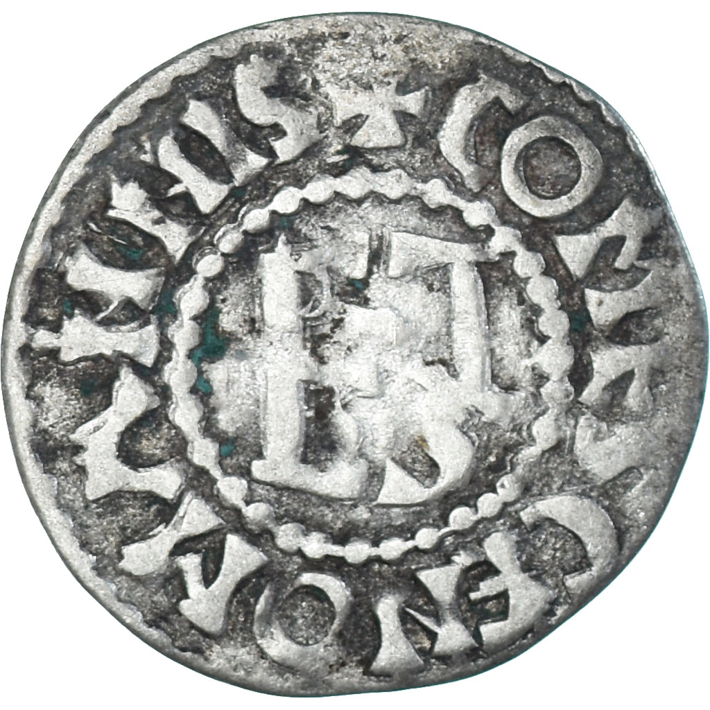 Munten, Frankrijk, Maine, Herbert I, Denier, ND (1015-1246), Le Mans, ZF