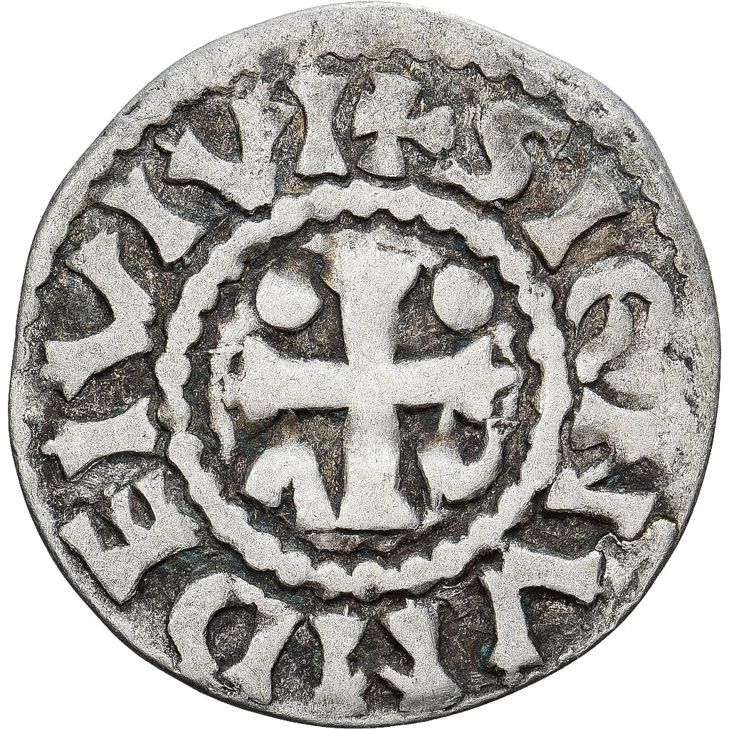 Moneda, Francia, Maine, Herbert I, Denier, ND (1015-1246), Le Mans, MBC, Plata