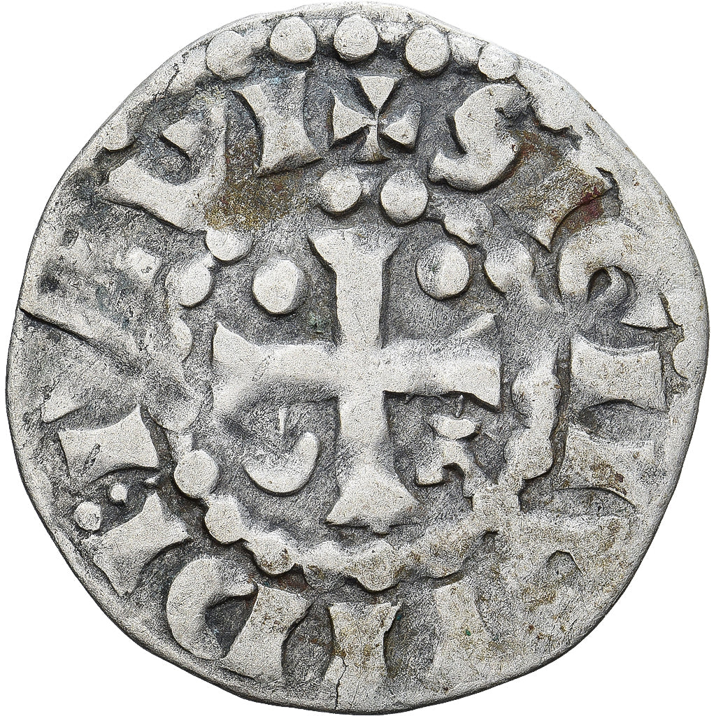 Moneda, Francia, Maine, Herbert I, Denier, ND (1015-1246), Le Mans, MBC, Plata