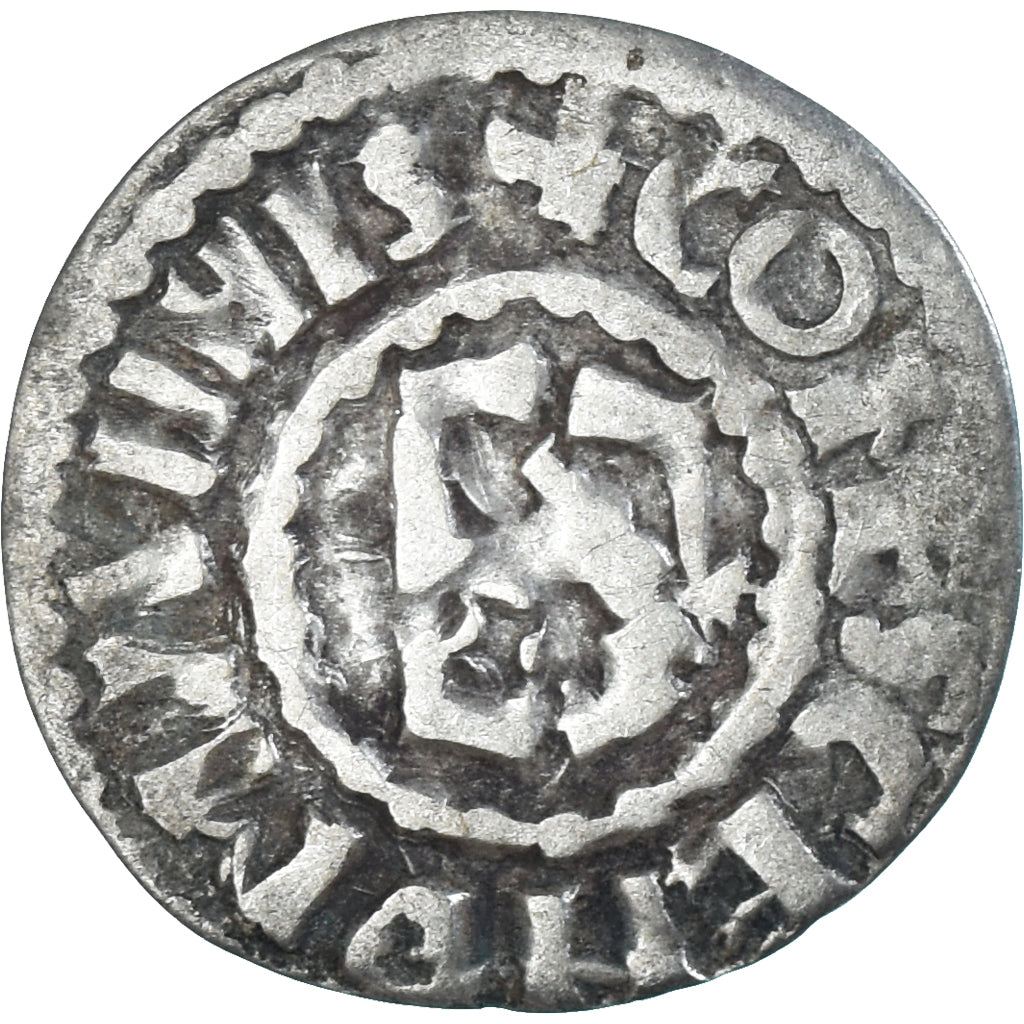 Munten, Frankrijk, Maine, Herbert I, Denier, ND (1015-1246), Le Mans, ZF+