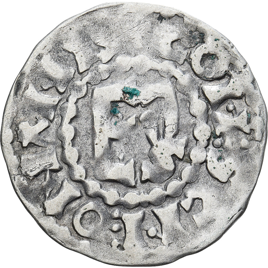 Moneda, Francia, Maine, Herbert I, Denier, ND (1015-1246), Le Mans, MBC+, Plata