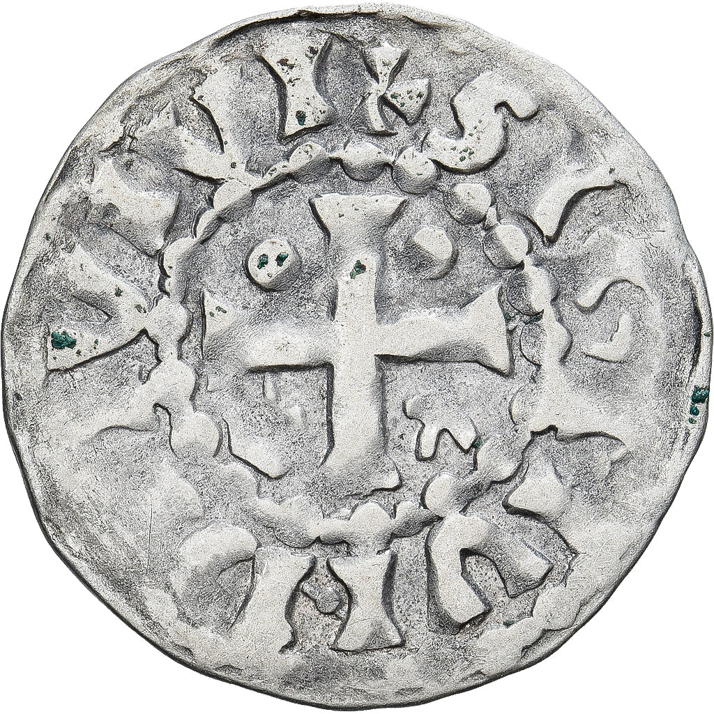 Moneda, Francia, Maine, Herbert I, Denier, ND (1015-1246), Le Mans, MBC+, Plata
