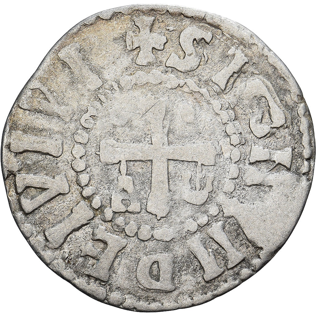 Moneda, Francia, Maine, Herbert I, Denier, ND (1015-1246), Le Mans, MBC+, Plata