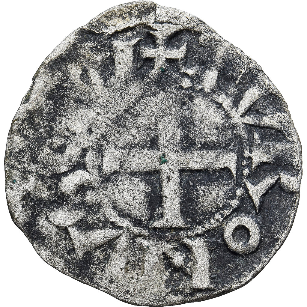 Moneda, Francia, Touraine, Denier Tournois, ca. 1150-1200, Saint-Martin de