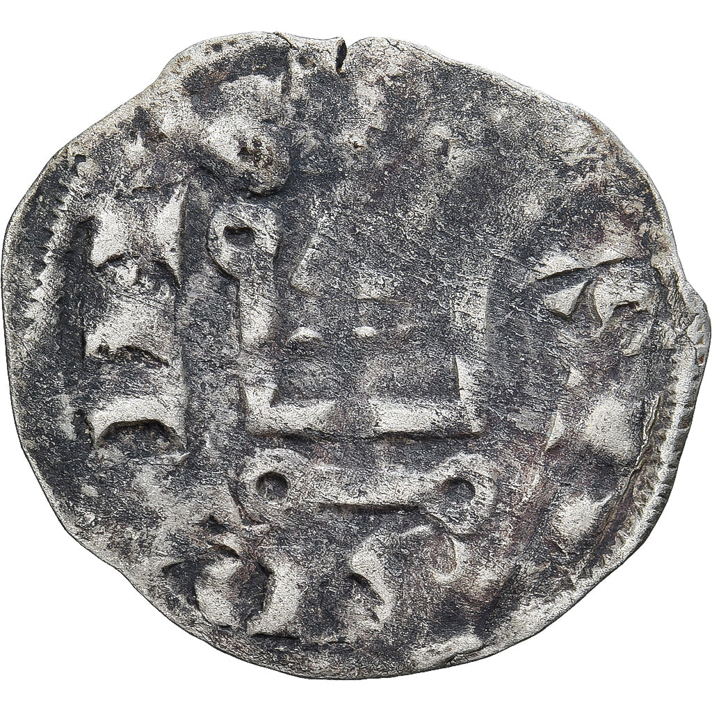 Moneda, Francia, Touraine, Denier Tournois, ca. 1150-1200, Saint-Martin de