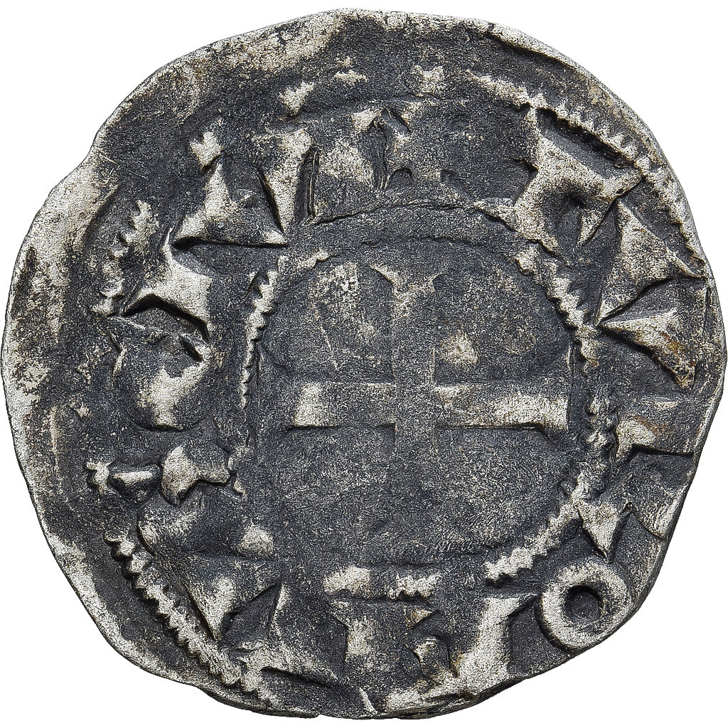 Moneda, Francia, Touraine, Denier Tournois, ca. 1150-1200, Saint-Martin de