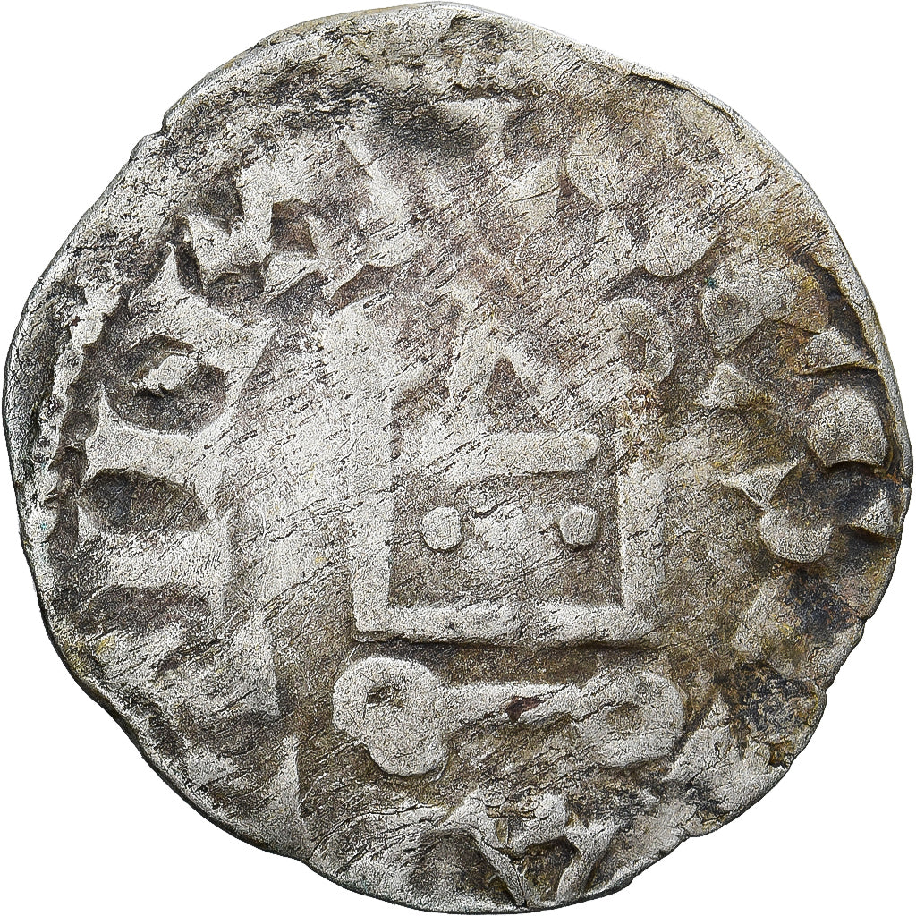 Moneda, Francia, Touraine, Denier Tournois, ca. 1150-1200, Saint-Martin de