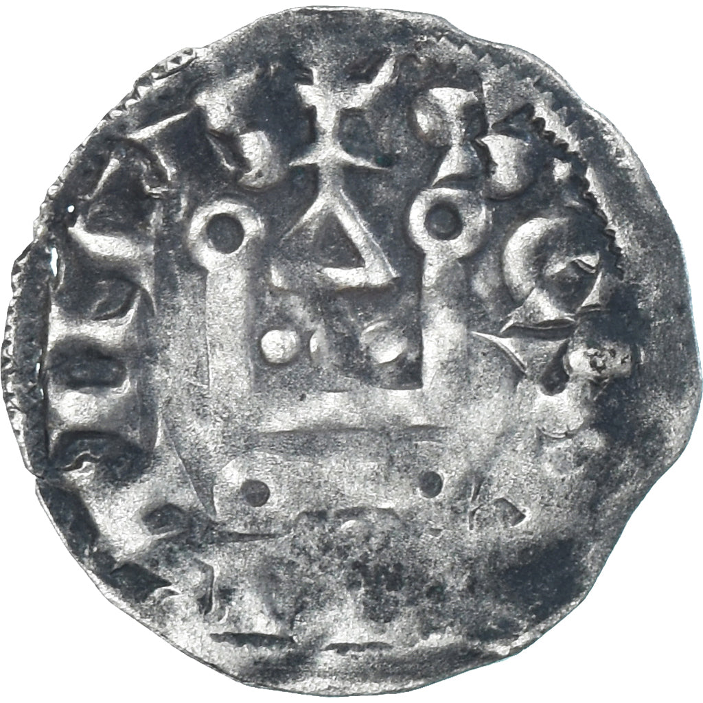 Moneda, Francia, Touraine, Denier Tournois, ca. 1150-1200, Saint-Martin de