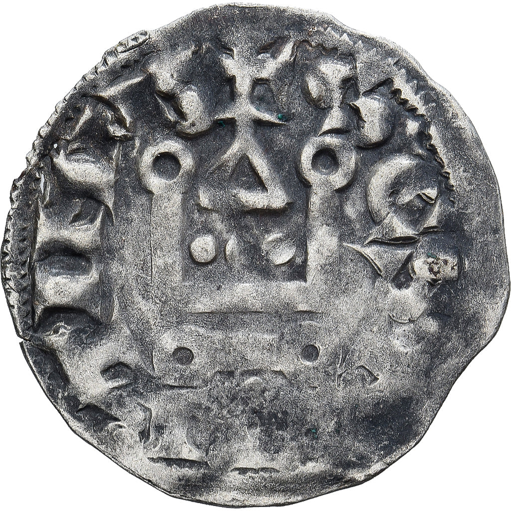 Moneda, Francia, Touraine, Denier Tournois, ca. 1150-1200, Saint-Martin de