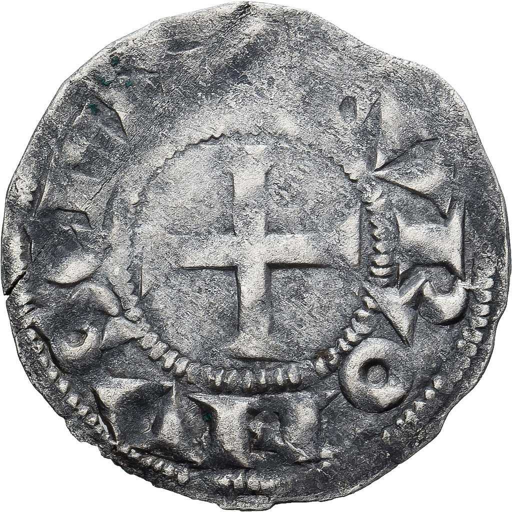 Moneda, Francia, Touraine, Denier Tournois, ca. 1150-1200, Saint-Martin de