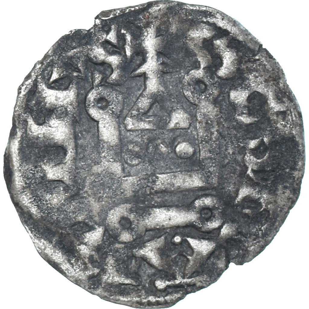 Moneta, Francia, Touraine, Denier Tournois, ca. 1150-1200, Saint-Martin de