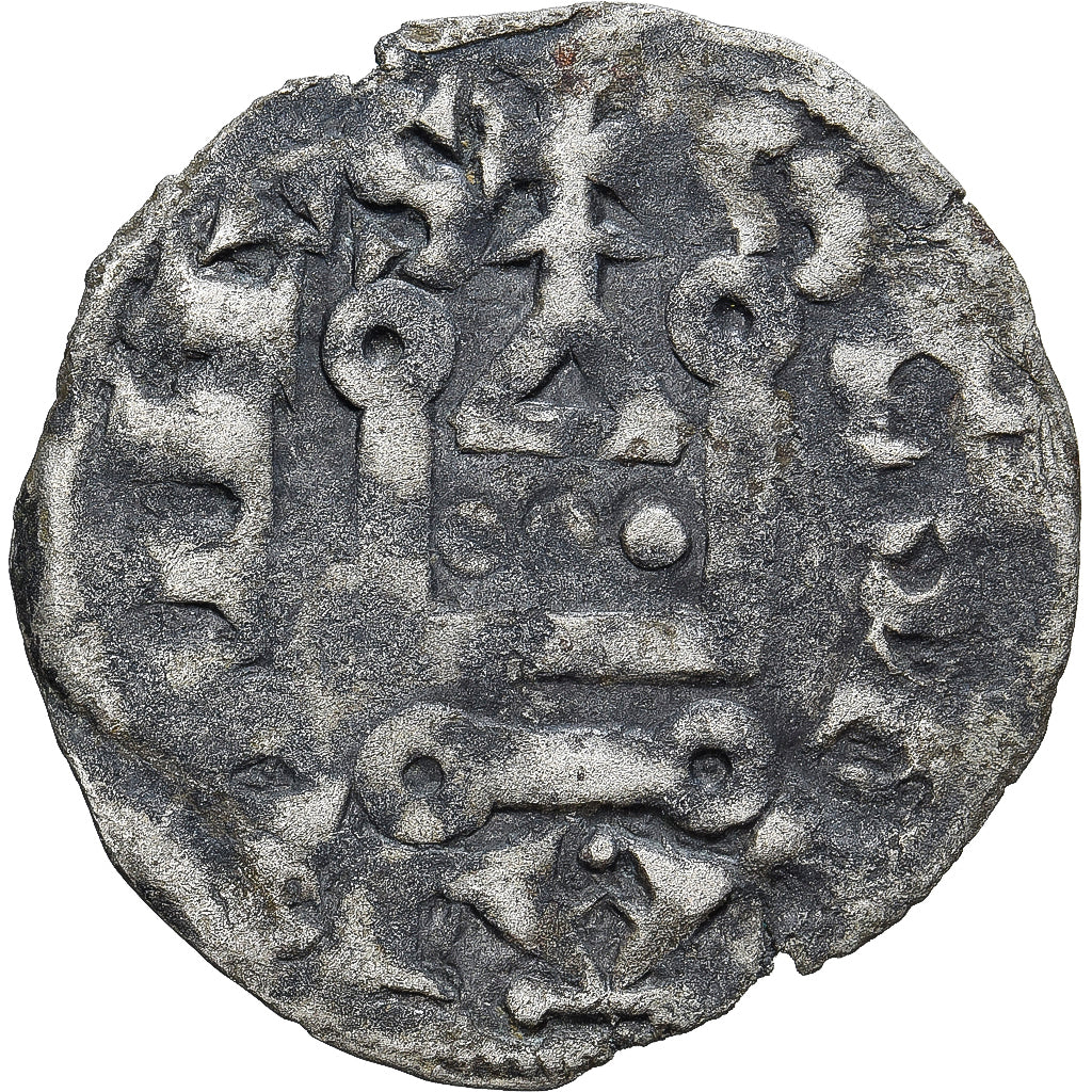 Moneda, Francia, Touraine, Denier Tournois, ca. 1150-1200, Saint-Martin de