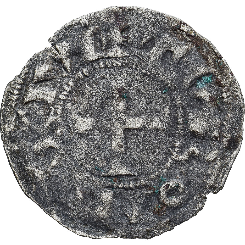 Moneda, Francia, Touraine, Denier Tournois, ca. 1150-1200, Saint-Martin de