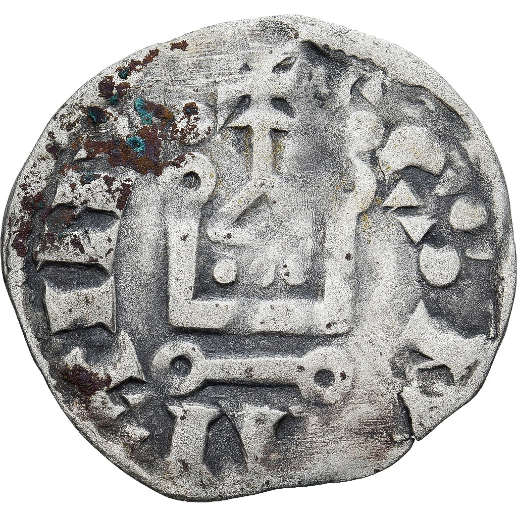 Moneda, Francia, Touraine, Denier Tournois, ca. 1150-1200, Saint-Martin de