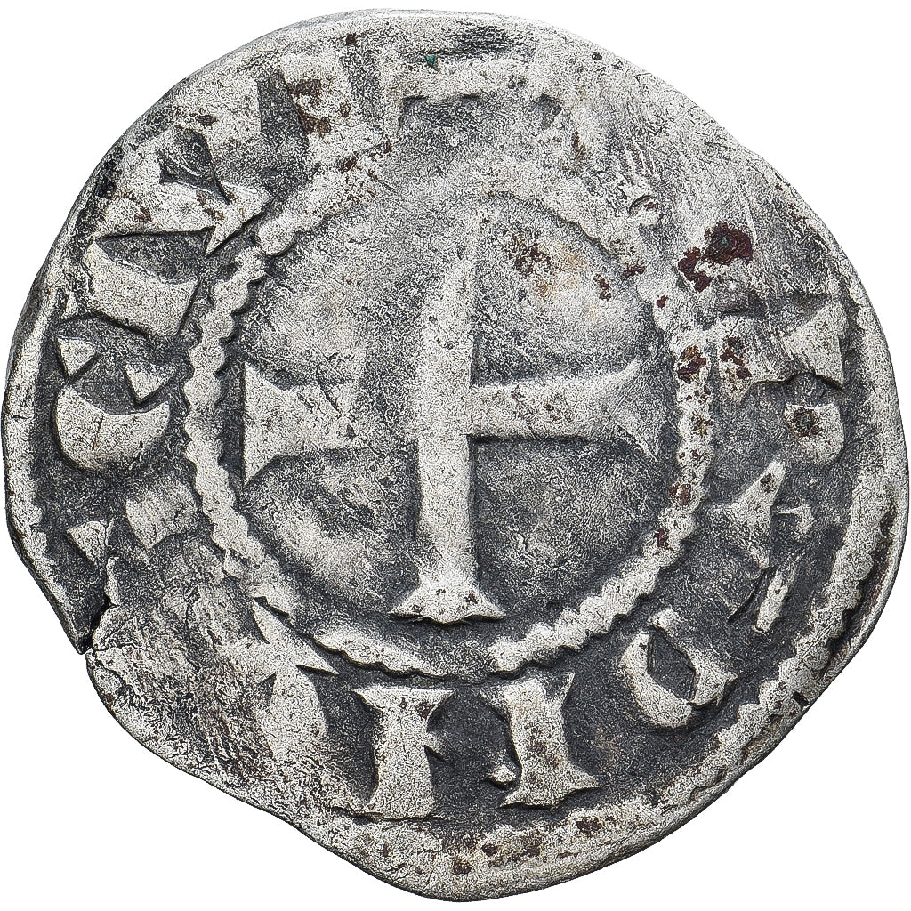 Moneda, Francia, Touraine, Denier Tournois, ca. 1150-1200, Saint-Martin de