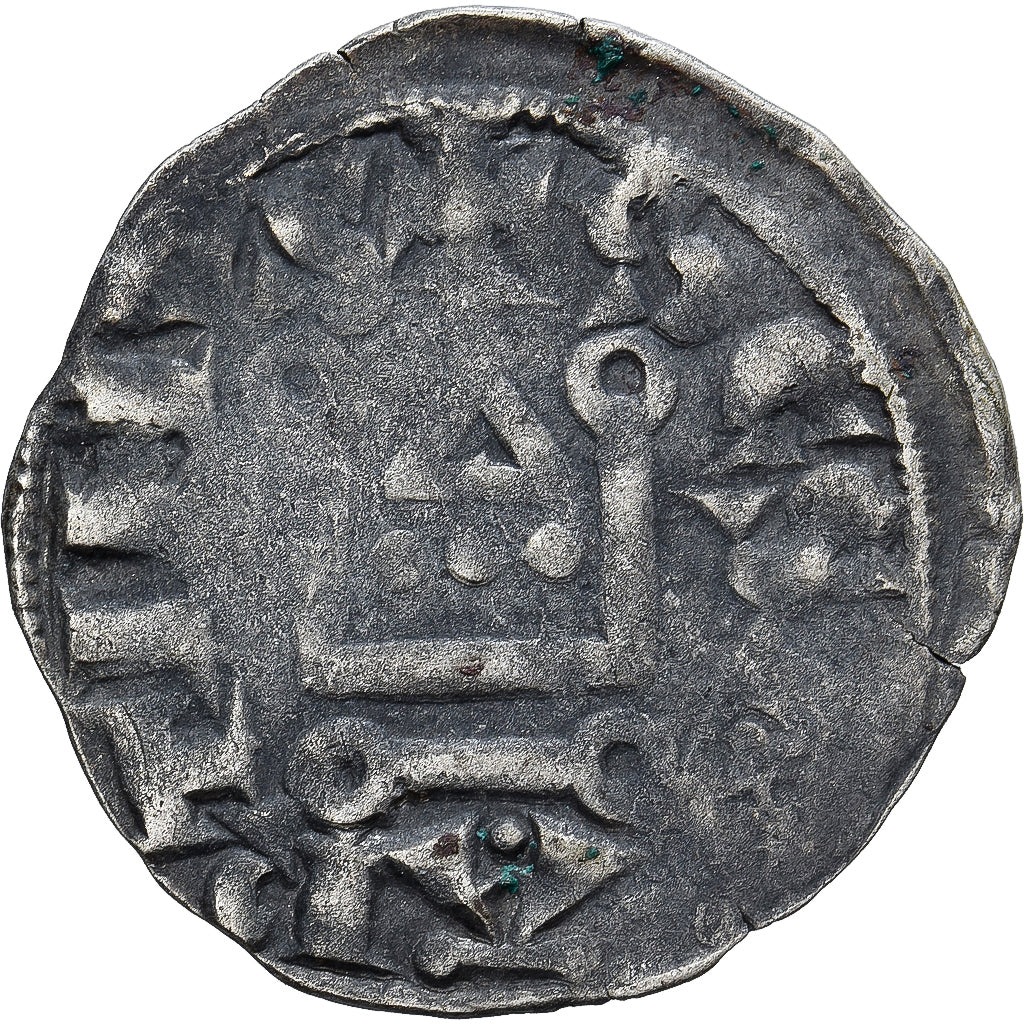 Moneda, Francia, Touraine, Denier Tournois, ca. 1150-1200, Saint-Martin de