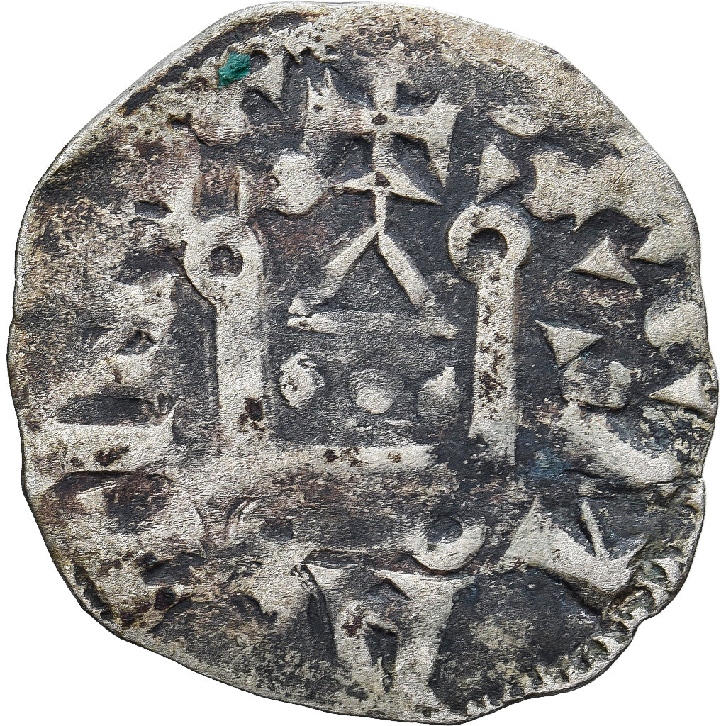 Moneda, Francia, Touraine, Denier Tournois, ca. 1150-1200, Saint-Martin de