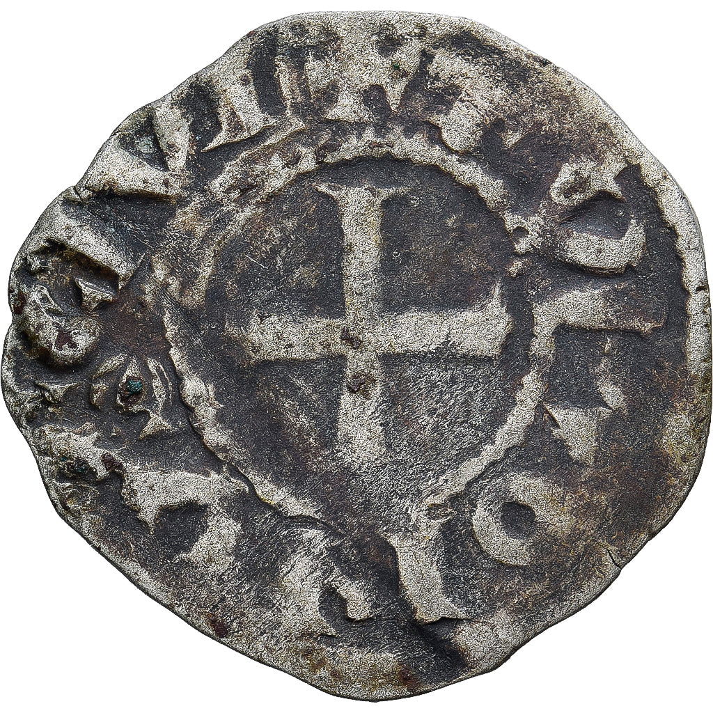 Moneda, Francia, Touraine, Denier Tournois, ca. 1150-1200, Saint-Martin de