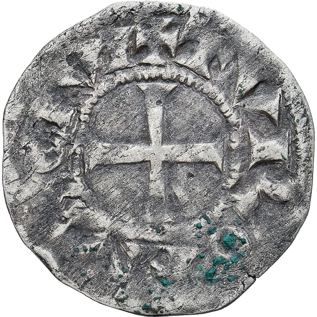 Moneda, Francia, Touraine, Denier Tournois, ca. 1150-1200, Saint-Martin de