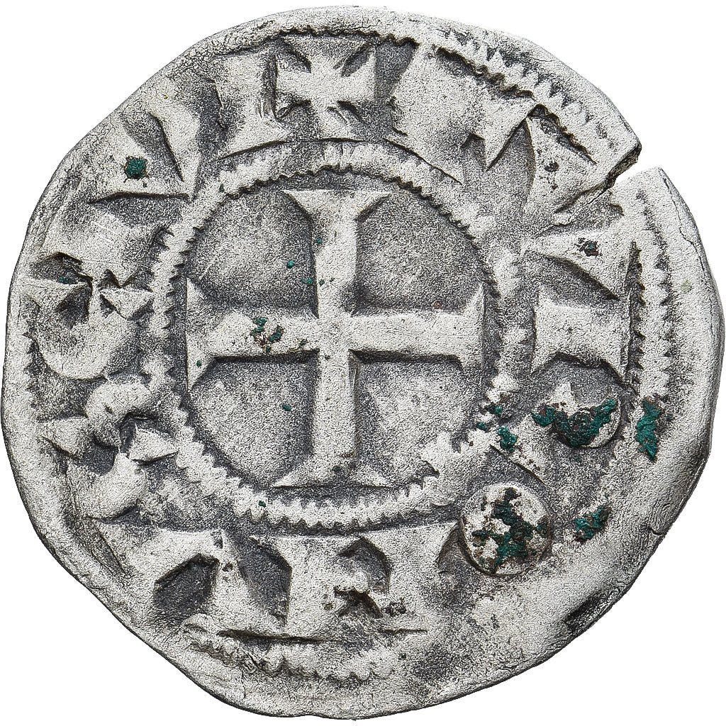 Moneda, Francia, Touraine, Denier Tournois, ca. 1150-1200, Saint-Martin de