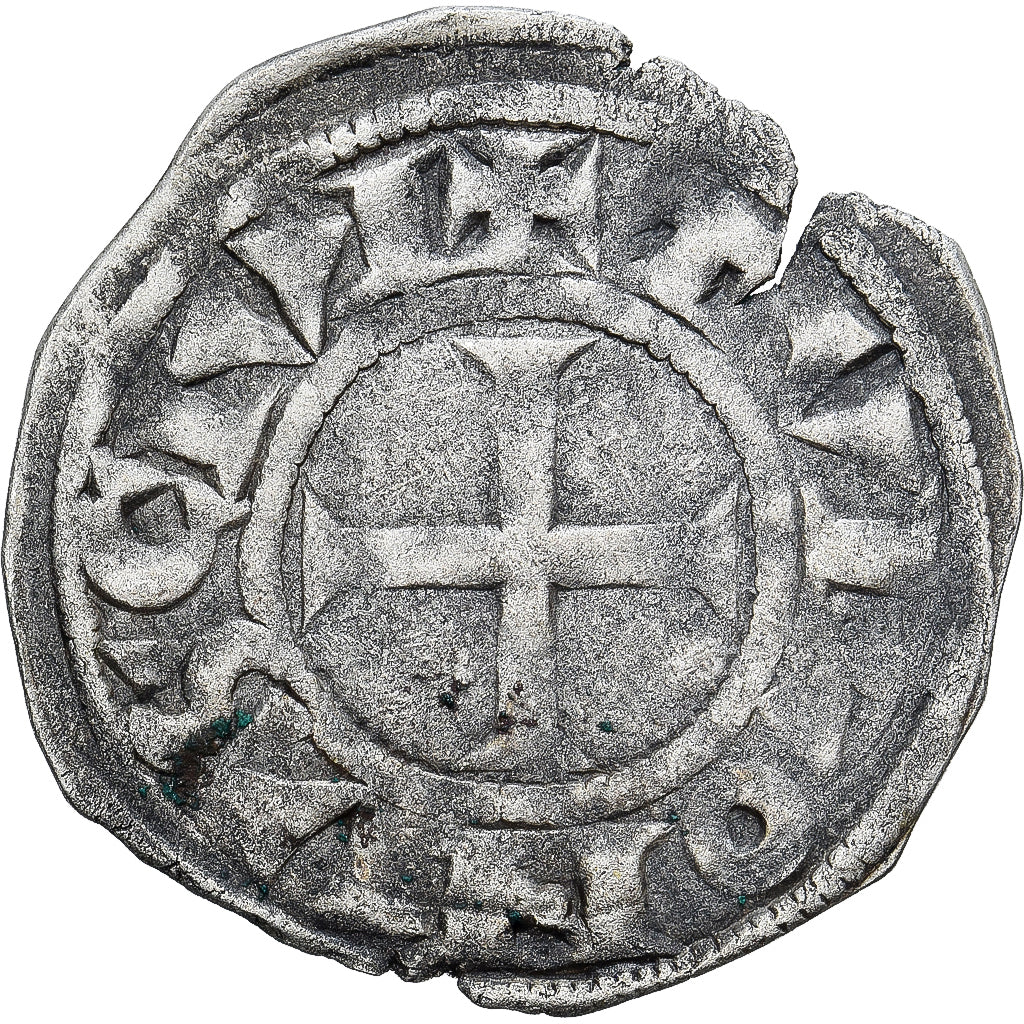Moneda, Francia, Touraine, Denier Tournois, ca. 1150-1200, Saint-Martin de
