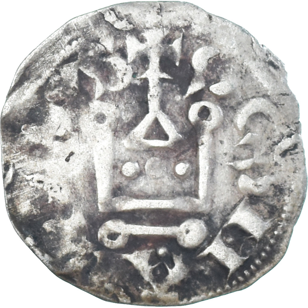 Moneda, Francia, Touraine, Denier Tournois, ca. 1150-1200, Saint-Martin de