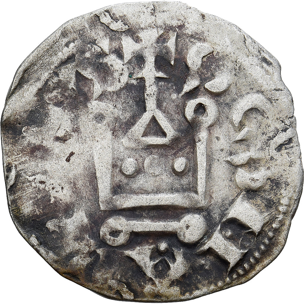 Moneda, Francia, Touraine, Denier Tournois, ca. 1150-1200, Saint-Martin de