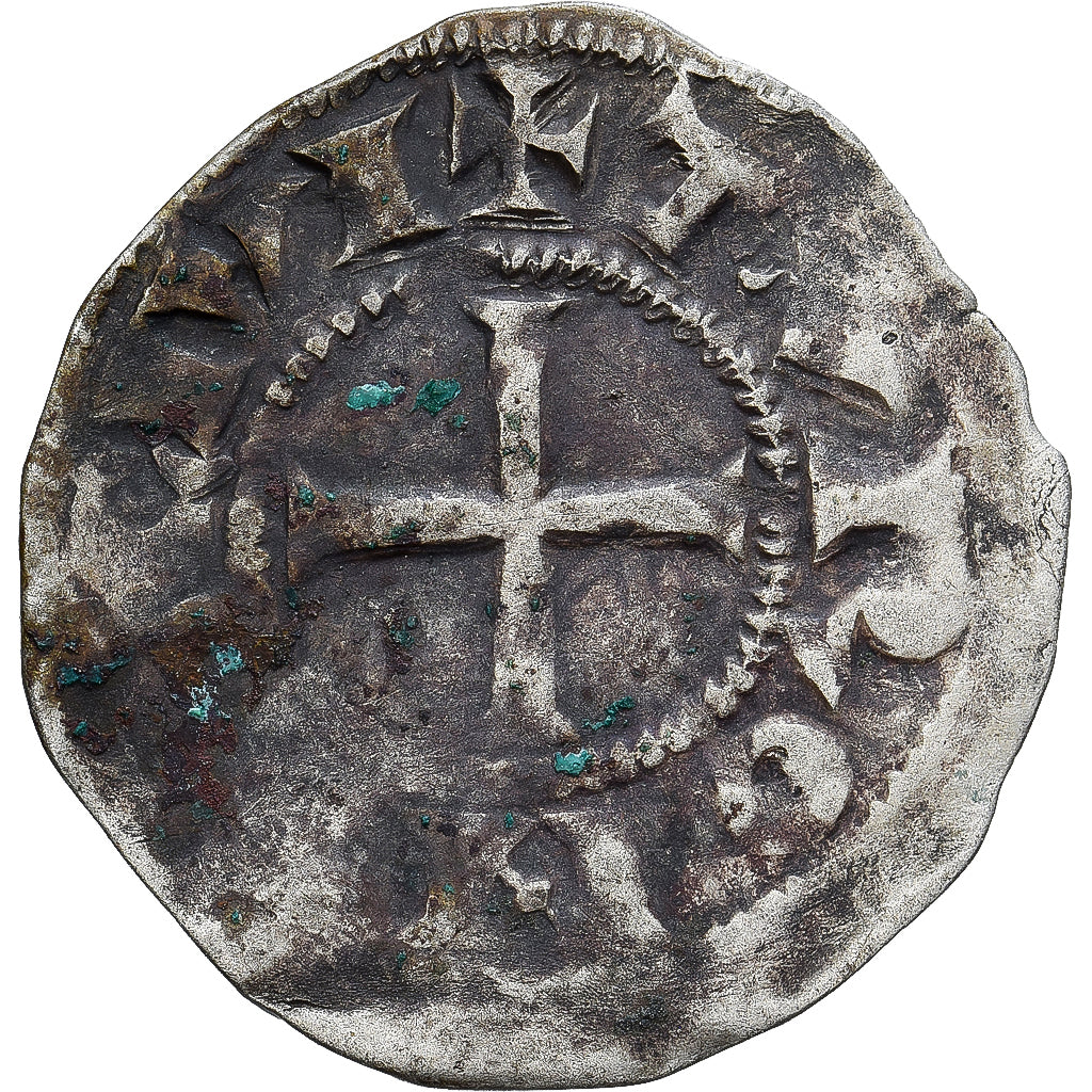 Moneda, Francia, Touraine, Denier Tournois, ca. 1150-1200, Saint-Martin de