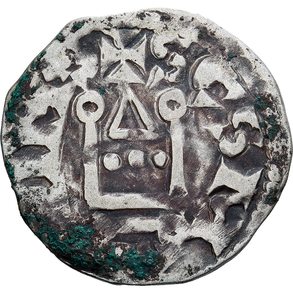 Moneda, Francia, Touraine, Denier Tournois, ca. 1150-1200, Saint-Martin de